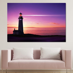 Lighthouse In Nova Scotia - NicheCanvas