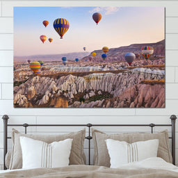 Hot Air Balloons over Cappadocia - NicheCanvas