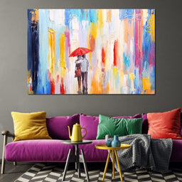 Romantic Rain - NicheCanvas