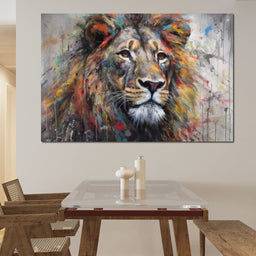 Urban Jungle: Lion - NicheCanvas