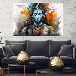 Serene Shiva - NicheCanvas