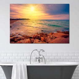 Sunset Over Tel Aviv - NicheCanvas