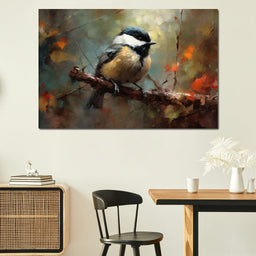 Black-Capped Chickadee - Neal Hackett - NicheCanvas