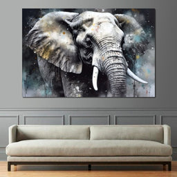 Urban Jungle: Elephant - NicheCanvas
