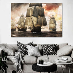 Pirate Fleet - NicheCanvas