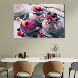 Chia Seeds & Acai Pudding - NicheCanvas