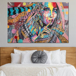 Mary Portrait - NicheCanvas