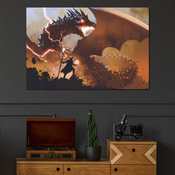 Black Magic Wizard - NicheCanvas