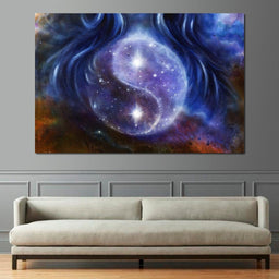 Yin Yang Stars - NicheCanvas
