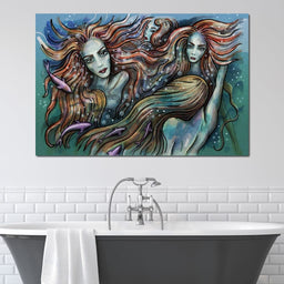 The 4 Mermaids - NicheCanvas