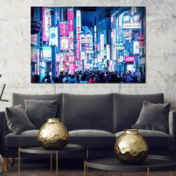 Cyberpunk Street - Johanjjf - NicheCanvas