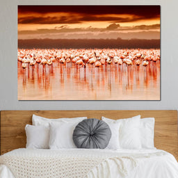  Lake Nakuru Flamingos - NicheCanvas