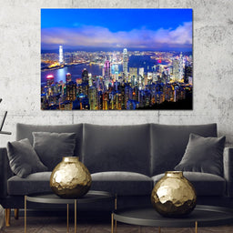 Hong Kong Skyline - NicheCanvas