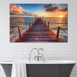 West Coast Sunset - NicheCanvas