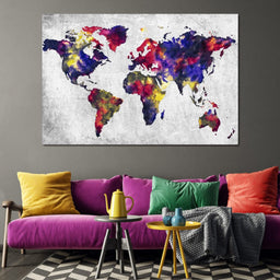 World Map 1 - Mateo - NicheCanvas