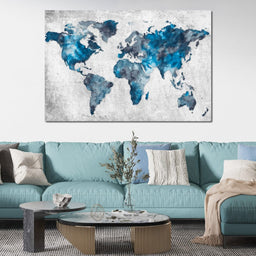 World Map 2 - Mateo - NicheCanvas