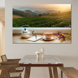 Coffee with a View - NicheCanvas