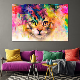 Curious Cat - NicheCanvas