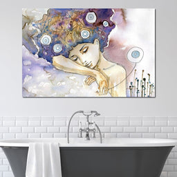 Lost in her Dreams - NicheCanvas
