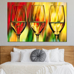 Multicolor Wine Glass - NicheCanvas