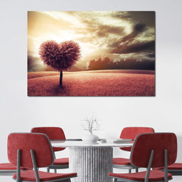 Loving Tree Sunrise - NicheCanvas
