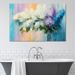 Lilac Flowers - NicheCanvas