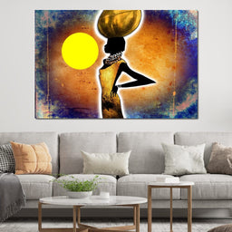 African Woman - NicheCanvas
