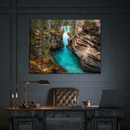 Athabasca Falls - NicheCanvas