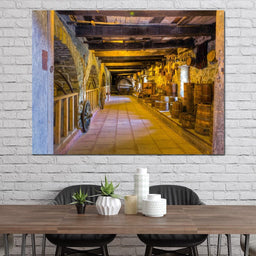 Inside the Old Barn - NicheCanvas