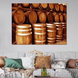 Tequila Barrels - NicheCanvas