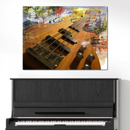 Bass Guitar - NicheCanvas