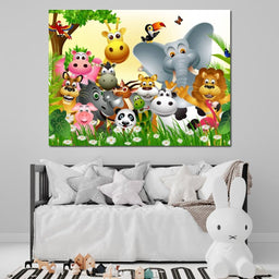 Cute Animals Canvas - NicheCanvas