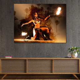 Flaming Nights - Johanjjf - NicheCanvas