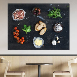 Sandwich Ingredients - NicheCanvas