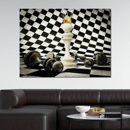Chessboard King - NicheCanvas