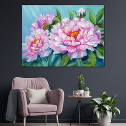 Asian Peonies - NicheCanvas