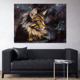 Night Cat - NicheCanvas