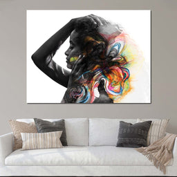 Colorful Hair - NicheCanvas