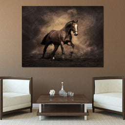 Brown Horse - NicheCanvas
