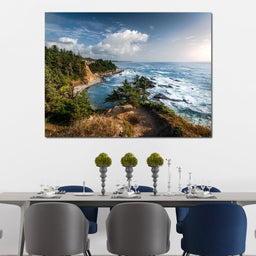 Blue Coast - Lucas Moore - NicheCanvas