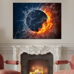 Black Hole Elements - NicheCanvas