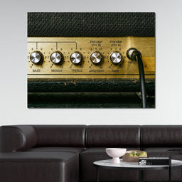 Vintage Electric Guitar Amplifier - NicheCanvas