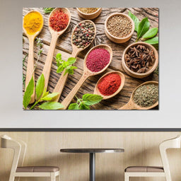 Assortment of Spices - NicheCanvas