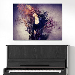 Guitar Splash - NicheCanvas