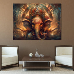 Majestic Ganesha - NicheCanvas