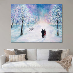 Winter Walk - NicheCanvas