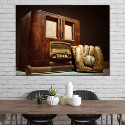 Vintage Baseball - NicheCanvas