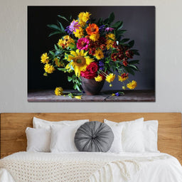 Sunflower Bouquet - NicheCanvas