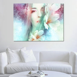 Spring Lady - NicheCanvas