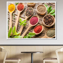 Assortment of Spices - NicheCanvas